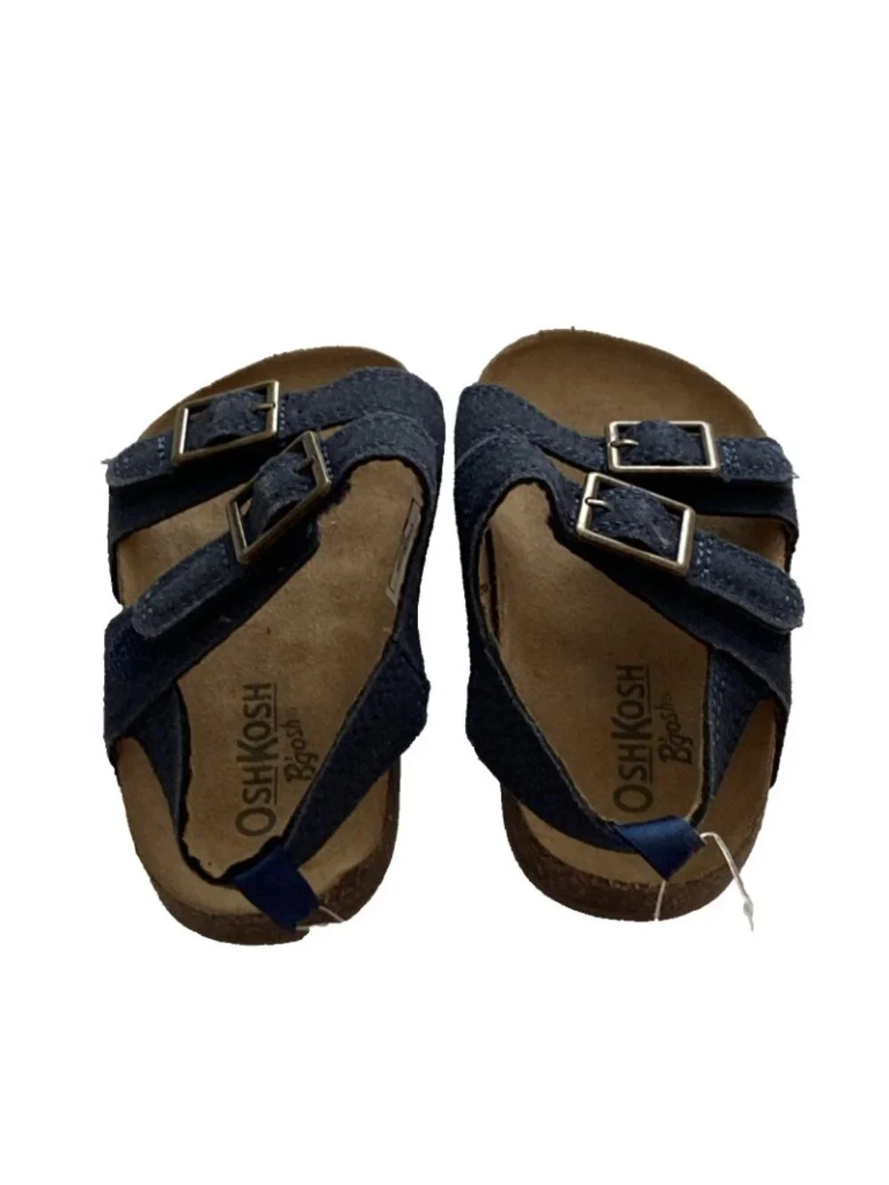 OshKosh B’gosh Navy Double Buckle Cork Sandals US Size 7